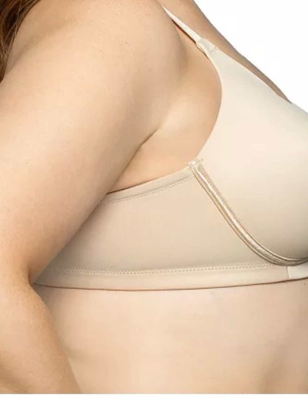Vanity Fair Women's Full Figure Beauty Back Smoother Wireless Bra 36C - Picture 3 of 5